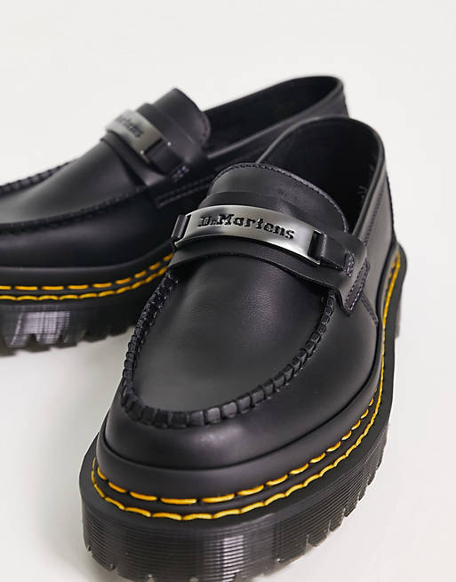 Dr Martens Penton Bex double stitch loafers in black