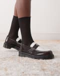 [Dr Martens] Dr Martens Penton Heart loafers in cherry red and white 38 RED