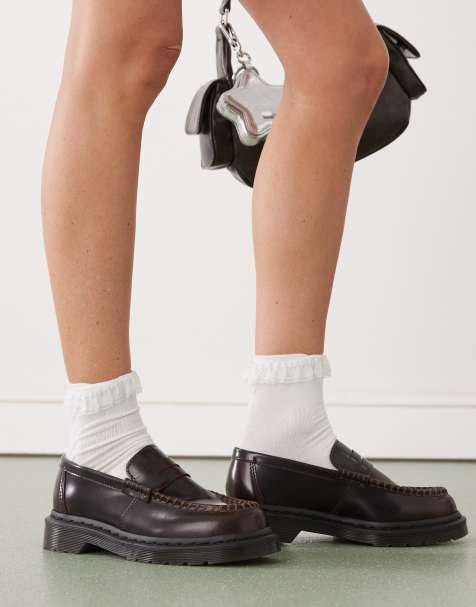 Dr Martens – Penton – Körsbärsröda loafers - view 1