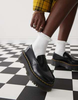 Dr. Martens' Dr. Martens Penton Quad Loafers In Black