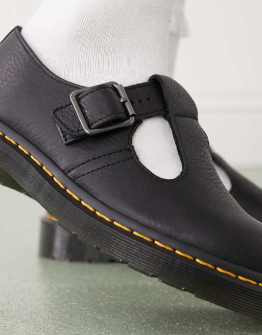 Dr. Martens - Polley - Scarpe Mary Jane nere con cinturino a T, 2 di 4