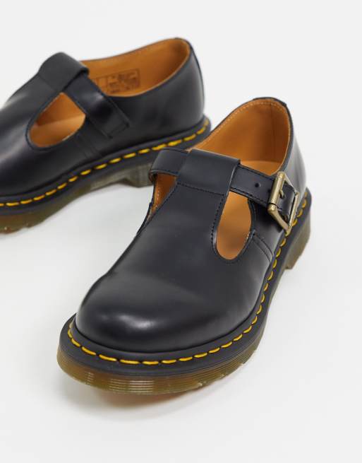 Dr Martens Polly Czarne p askie buty Mary Jane