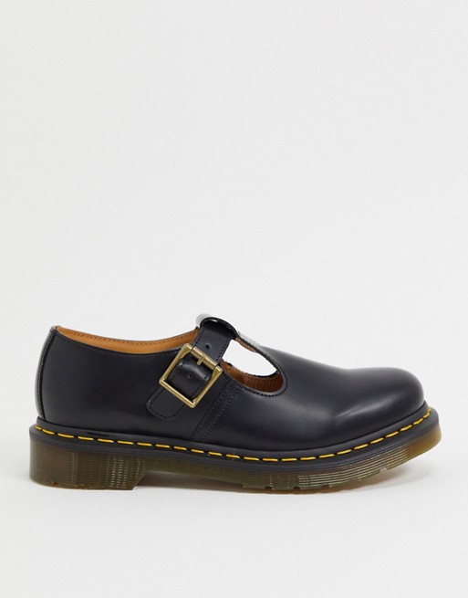 Dr Martens Polly mary jane flat shoes in black