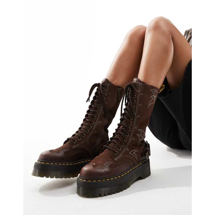 Doc martens brune sale
