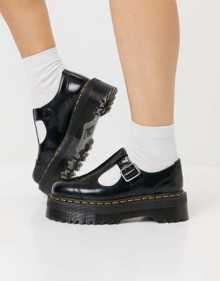 Dr martens mariel mary jane shoes with two clearance bows