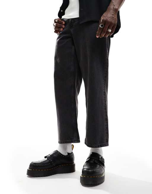 Dr. Martens - Ramsey Quad - Scarpe con fibbie in pelle nere, 4 di 4