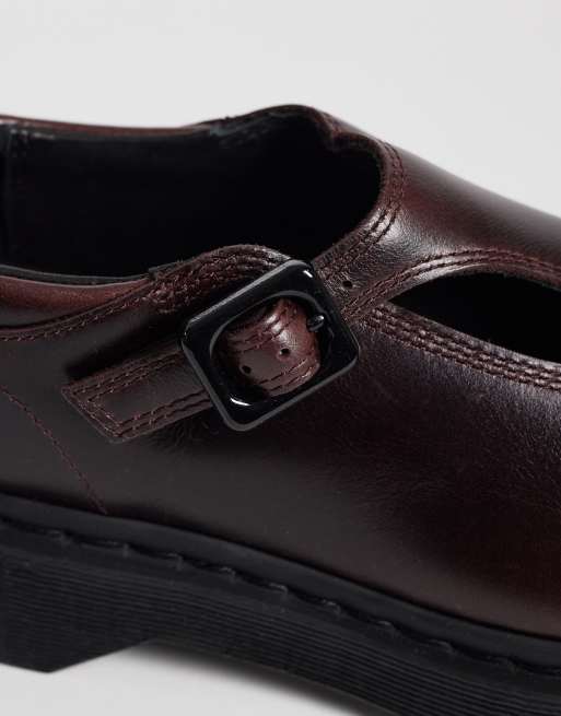 Dr Martens - Rejena - Brune Mary Jane-sko, 3 af 4