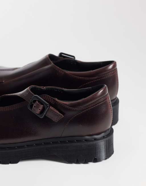 Dr. Martens – Rejena – Ciemnobrązowe buty Mary Jane, 4 z 4