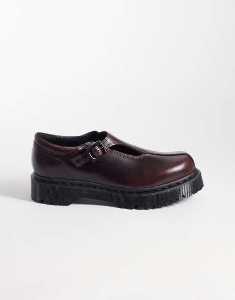 Dr Martens Rejena Mary Jane shoes in spiced brown - view 1