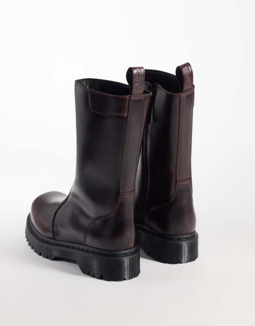 Dr Martens - Rejena Mid - Brune lave støvler, 4 af 4