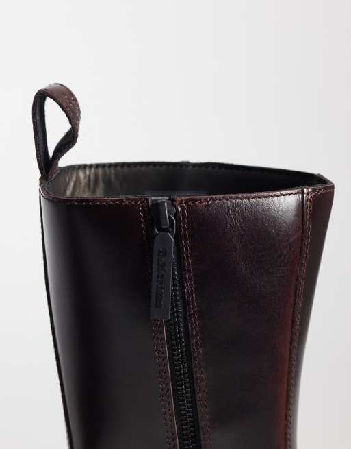 Dr Martens Rejena Mid Low boots in spiced brown, 3 of 4
