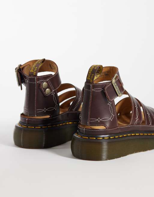 Dr Martens – Rodeo Clarissa – Mörkbruna sandaler, 3 av 4