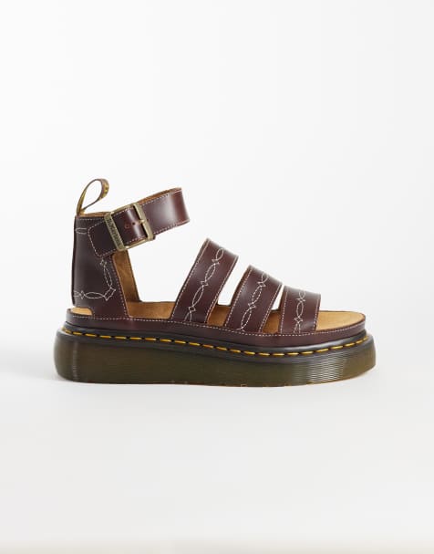 Dr Martens - Rodeo Clarissa Quad - Mørkebrune sandaler - view 1