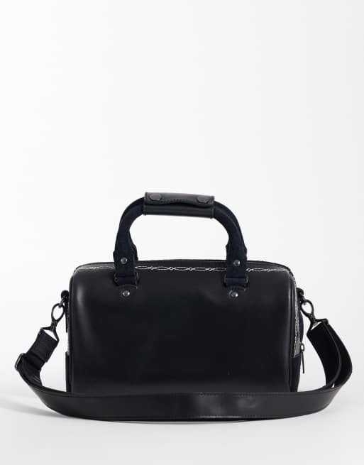 Dr Martens Rodeo top handle bag in black suede, 4 of 4