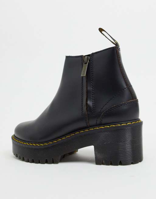 Doc martens best sale heeled chelsea boots