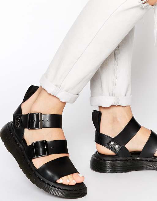 Black shore gryphon strap sandals new arrivals