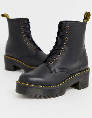 black dr martens boots