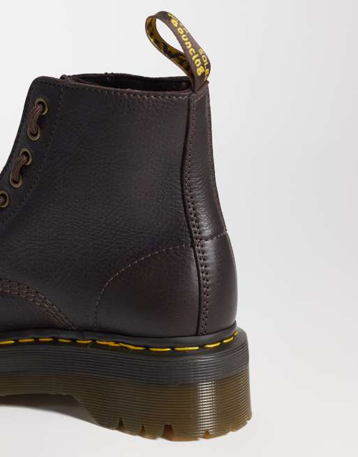 Dr Martens Sinclair 8 Eye boots in dark brown, 4 of 4