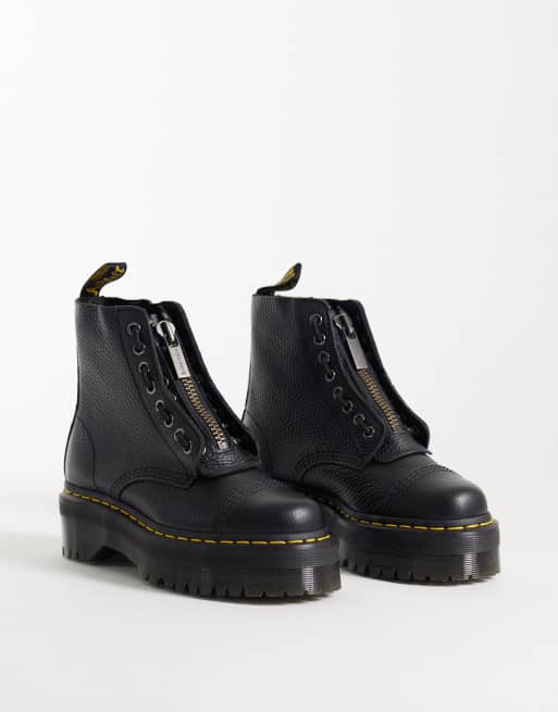 Dr. Martens – Sinclair – Boots med platåsula i nappaläder och unisex-modell, 2 av 4