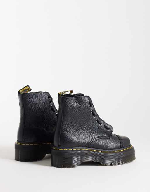 Dr. Martens – Sinclair – Boots med platåsula i nappaläder och unisex-modell, 4 av 4