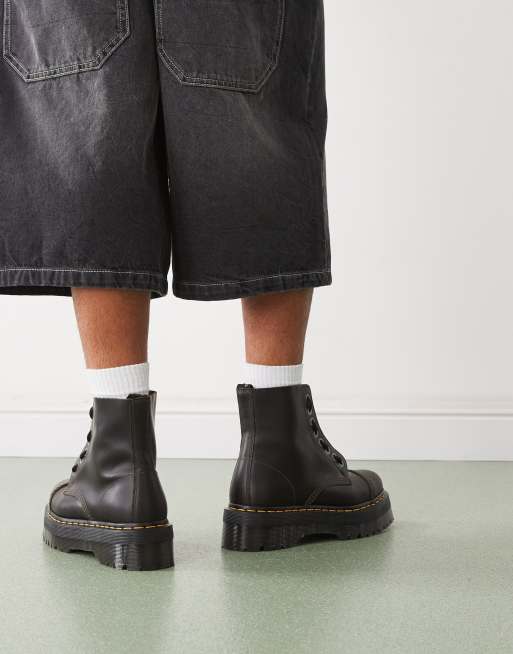 Dr Martens Sinclair jungle boots in brown leather | ASOS