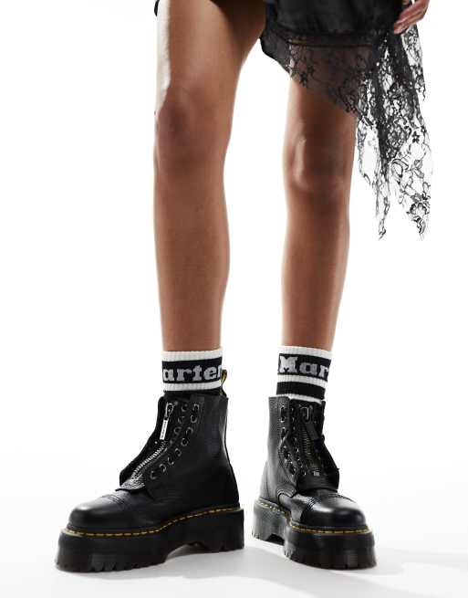 Platform zip dr martens best sale