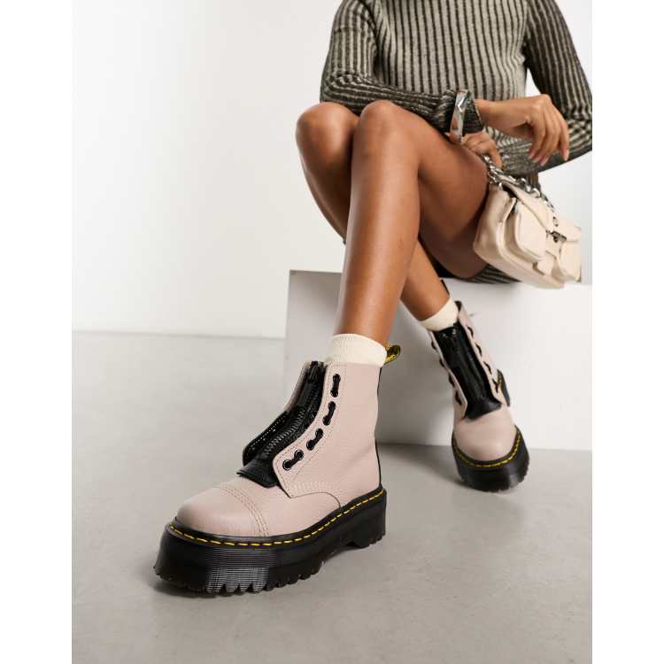 Dr. Martens Vintage Combs Boots for Women in Taupe