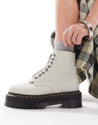 Dr Martens - Sinclair - Stiefel aus Nubukleder in kühlem Grau