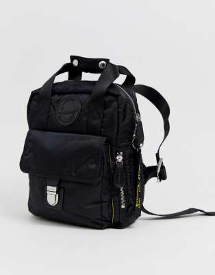 dr martens small flight bag in black