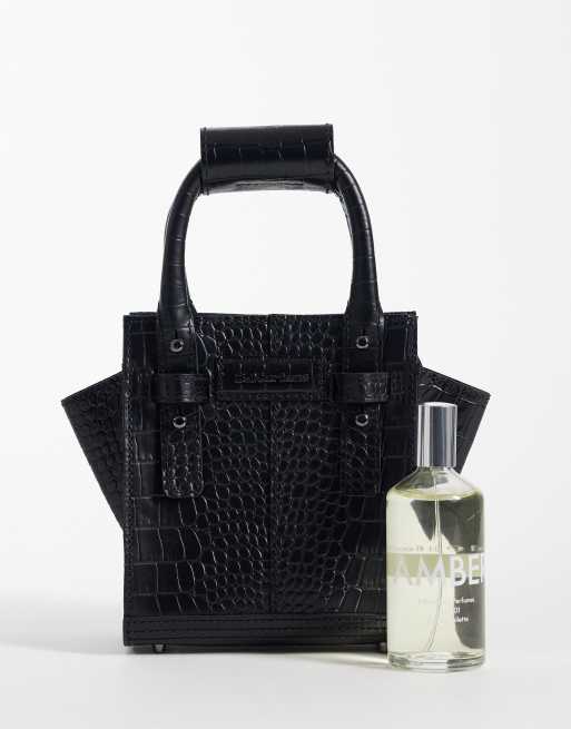 Dr Martens Small tote bag in black croc embossed, 2 of 4