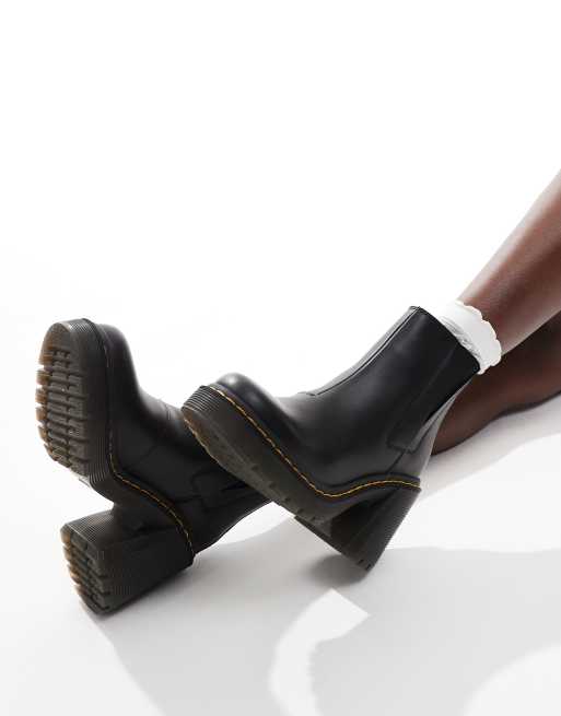Dr Martens Spence chelsea boots in black sendal