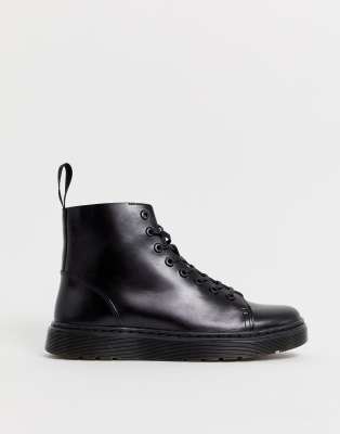 talib leather lace up boots