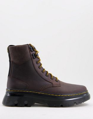 Dr Martens tarik boots in gaucho brown leather
