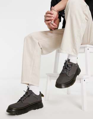 Dr Martens Tarik lo shoes in gunmetal - ASOS Price Checker