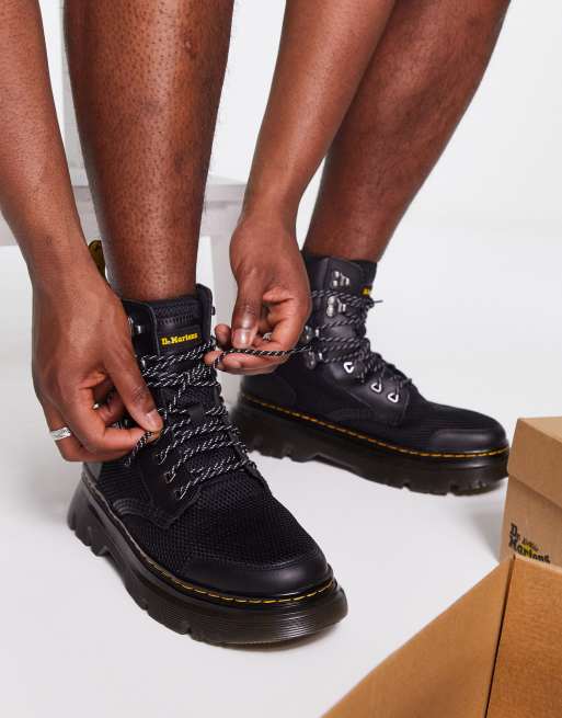 Dr martens mat discount zwart