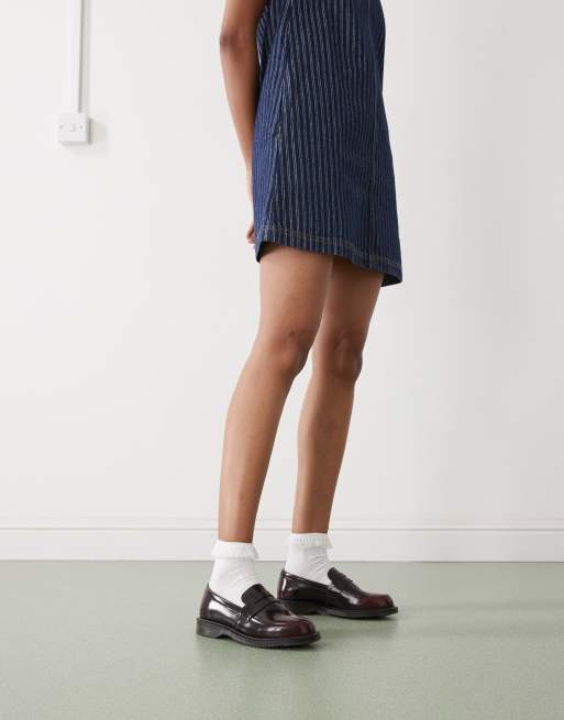 Dr. Martens – Temara Kensington – Wiśniowe loafersy skórzane, 2 z 4