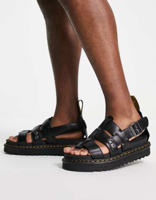 Dr Martens Terry sandals black brando