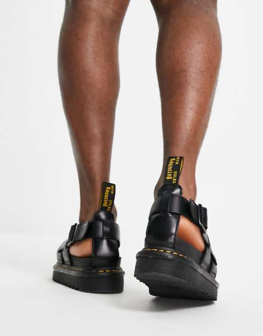 Dr Martens Terry sandals black brando