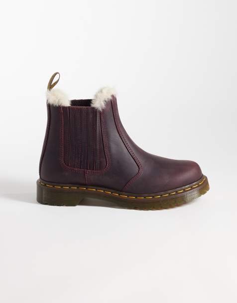 Dr Martens unisex 101 low Rain boots in cherry red - view 1