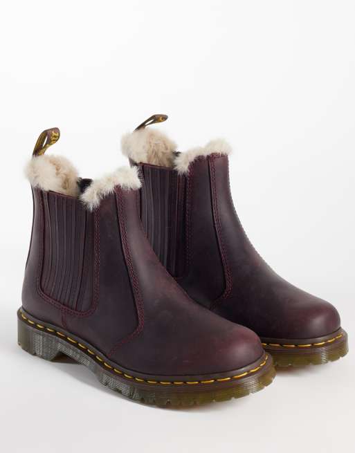 Dr Martens unisex 101 low Rain boots in cherry red, 2 of 4