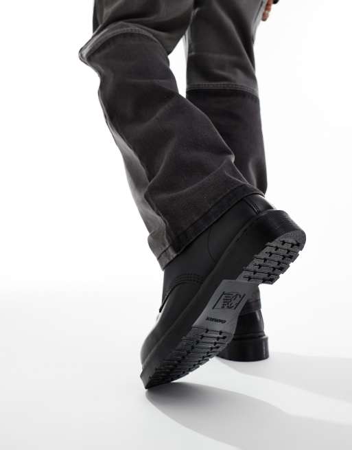 Dr Martens Unisex 1460 mono 8 eye boots in black smooth | ASOS