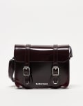 [Dr Martens] Dr Martens unisex 7" satchel in cherry red oxford rub off One Size Cherry Red