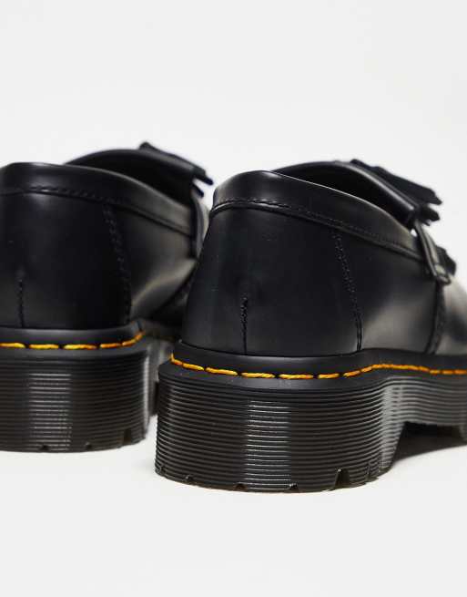 Dr.Martens Adrian Bex BLACK UK7ローファー Dr. Martens ADRIAN BEX BLACK SMOOTH Black - Free delivery