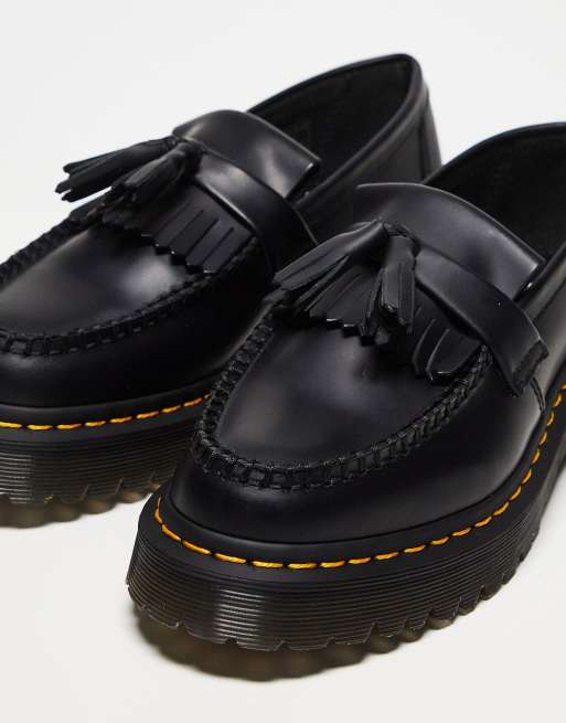 Dr Martens unisex Adrian bex loafers in black leather, 4 of 4