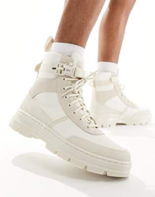 Dr Martens unisex Combs Tech boots in white