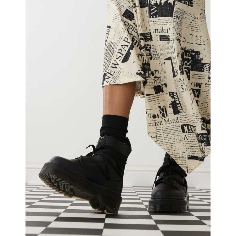 Dr Martens unisex Jarrick II mono black pisa boot | ASOS