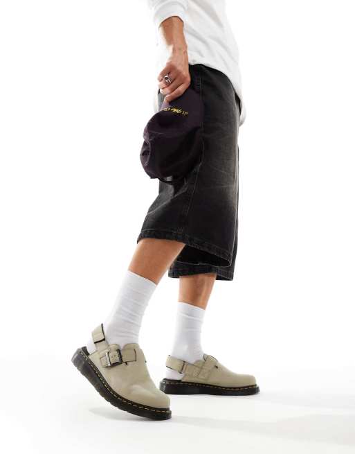 Dr Martens unisex Jorje II mules in stone, 2 of 4