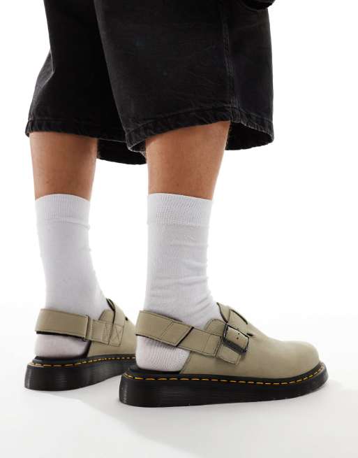 Dr Martens unisex Jorje II mules in stone, 4 of 4