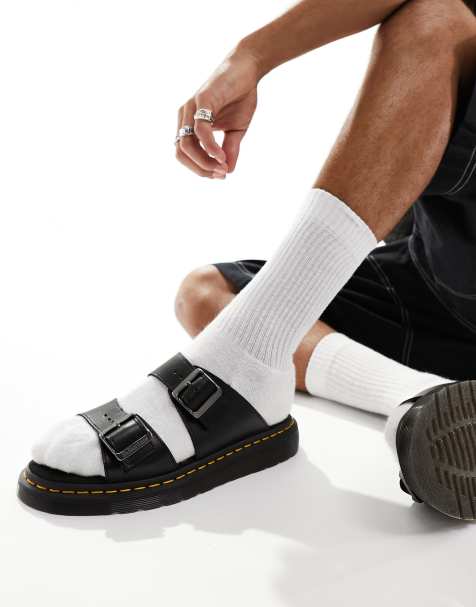 Dr Martens unisex Josef sandals in black - view 1