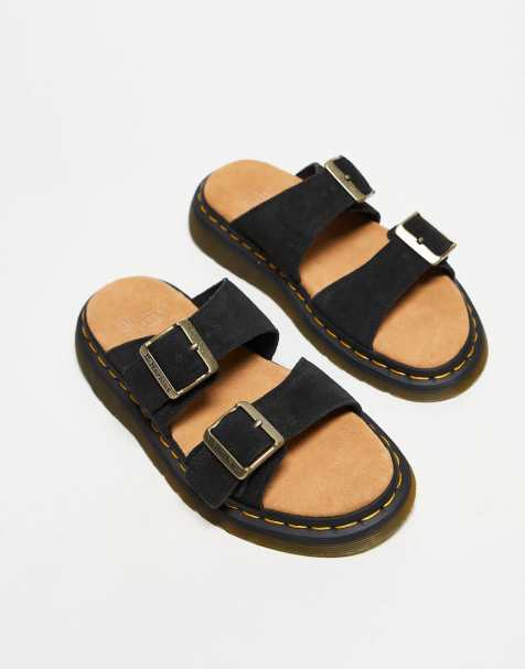 Dr Martens unisex Josef slides in black - view 1